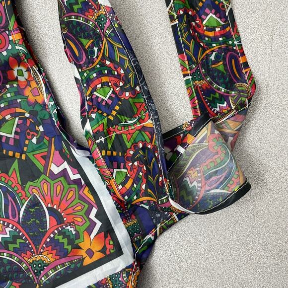 Johnny Was California Eco Tote Bag Floral Multicolor Reusuable Handles Large - Picture 6 of 9